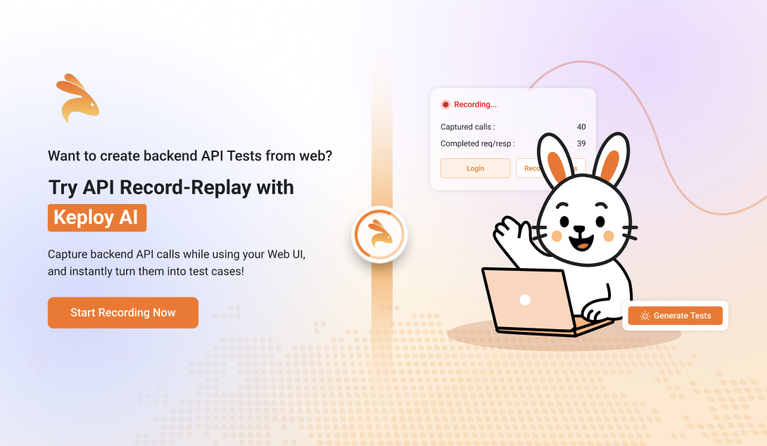 Keploy Record Test case