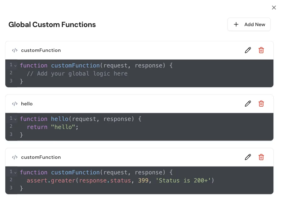 Global Functions