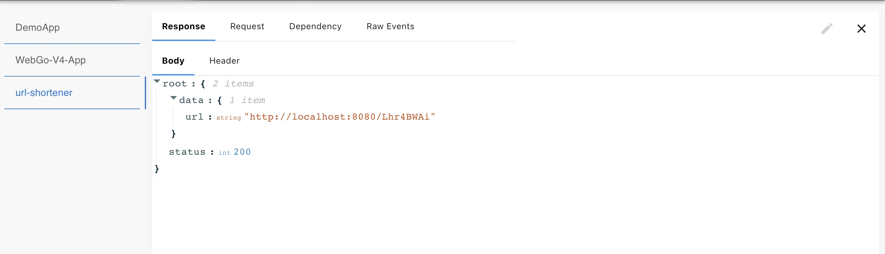 test case detail