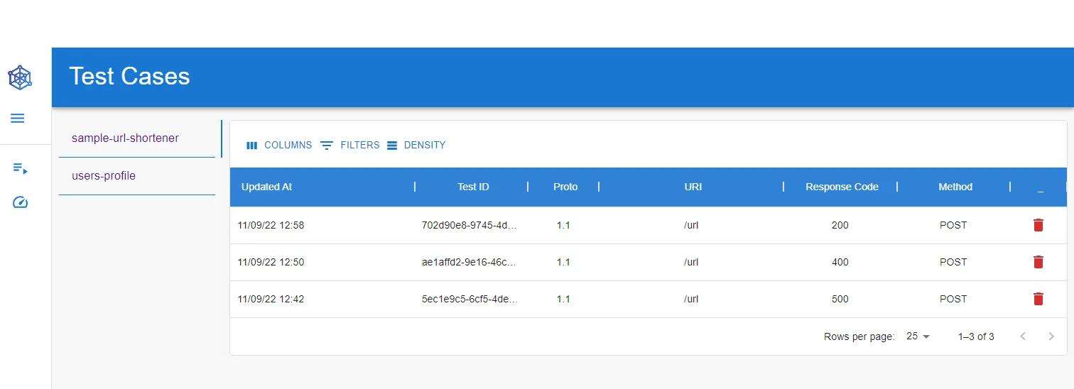 test case page