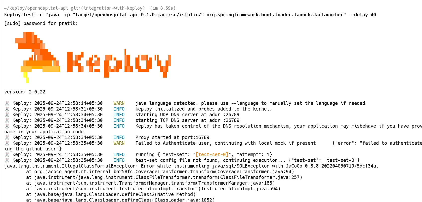 Sample Keploy Test Java