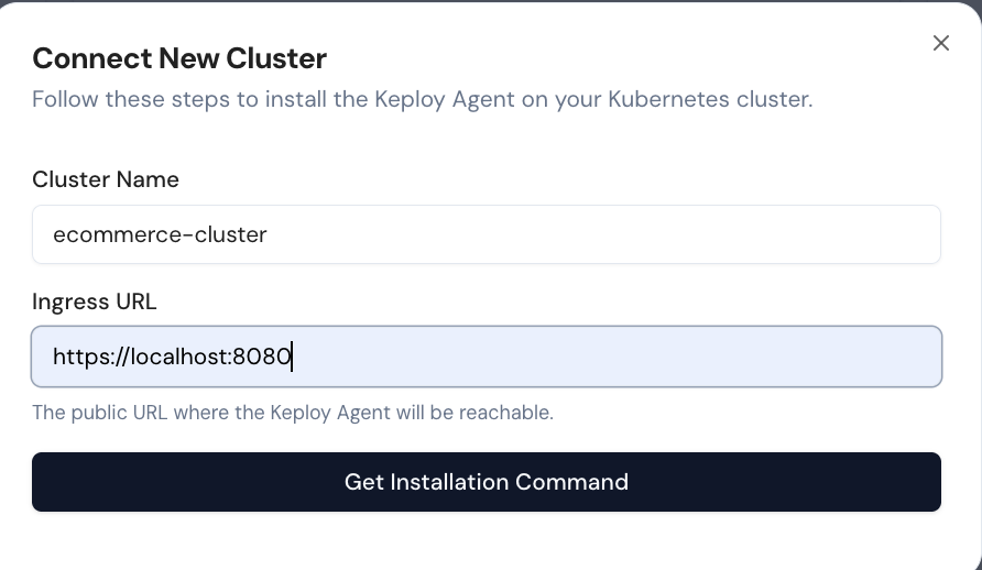 Sample Keploy K8s proxy