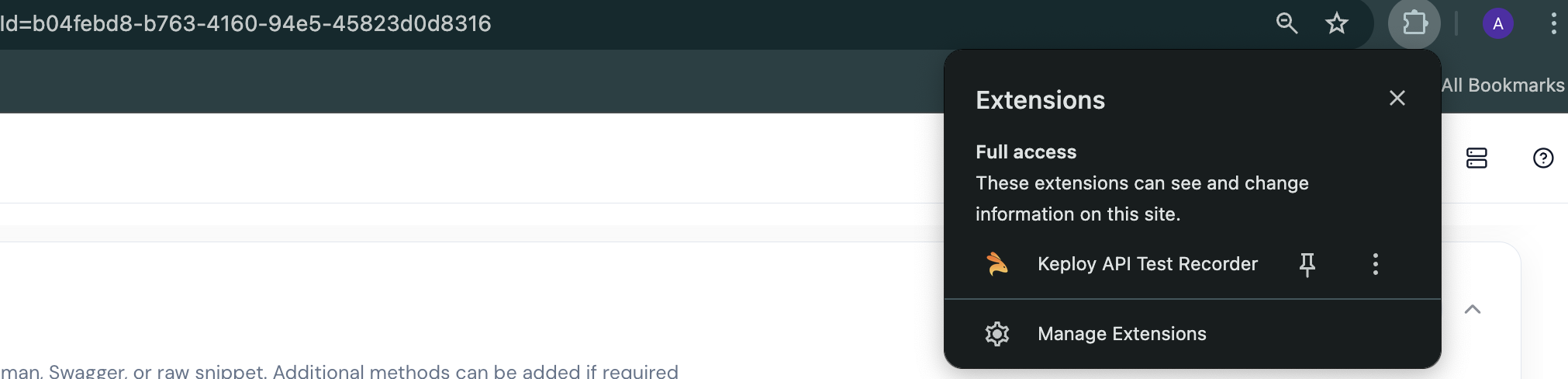 Sample Keploy Record Microservices