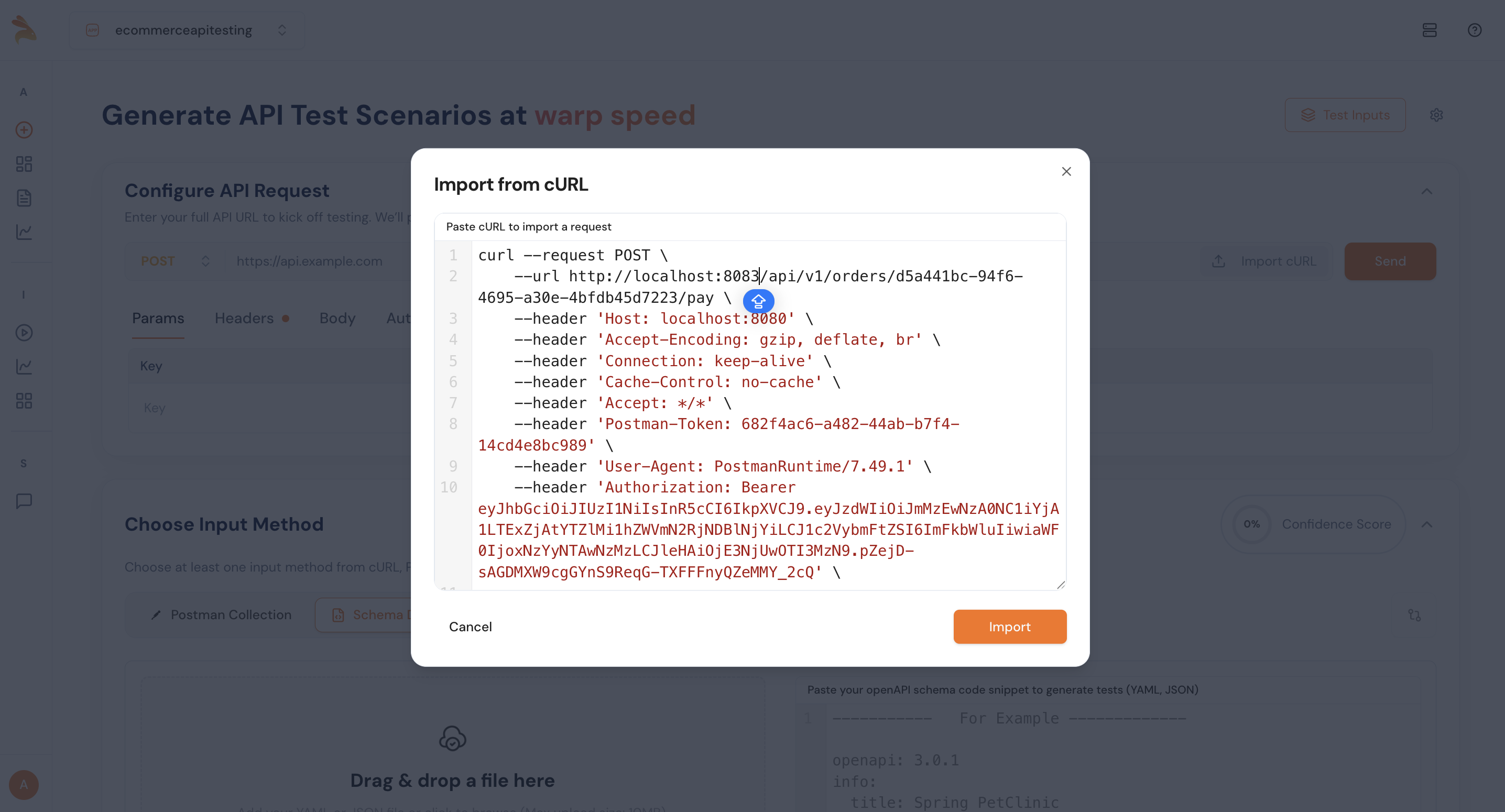 Sample Keploy Record Microservices