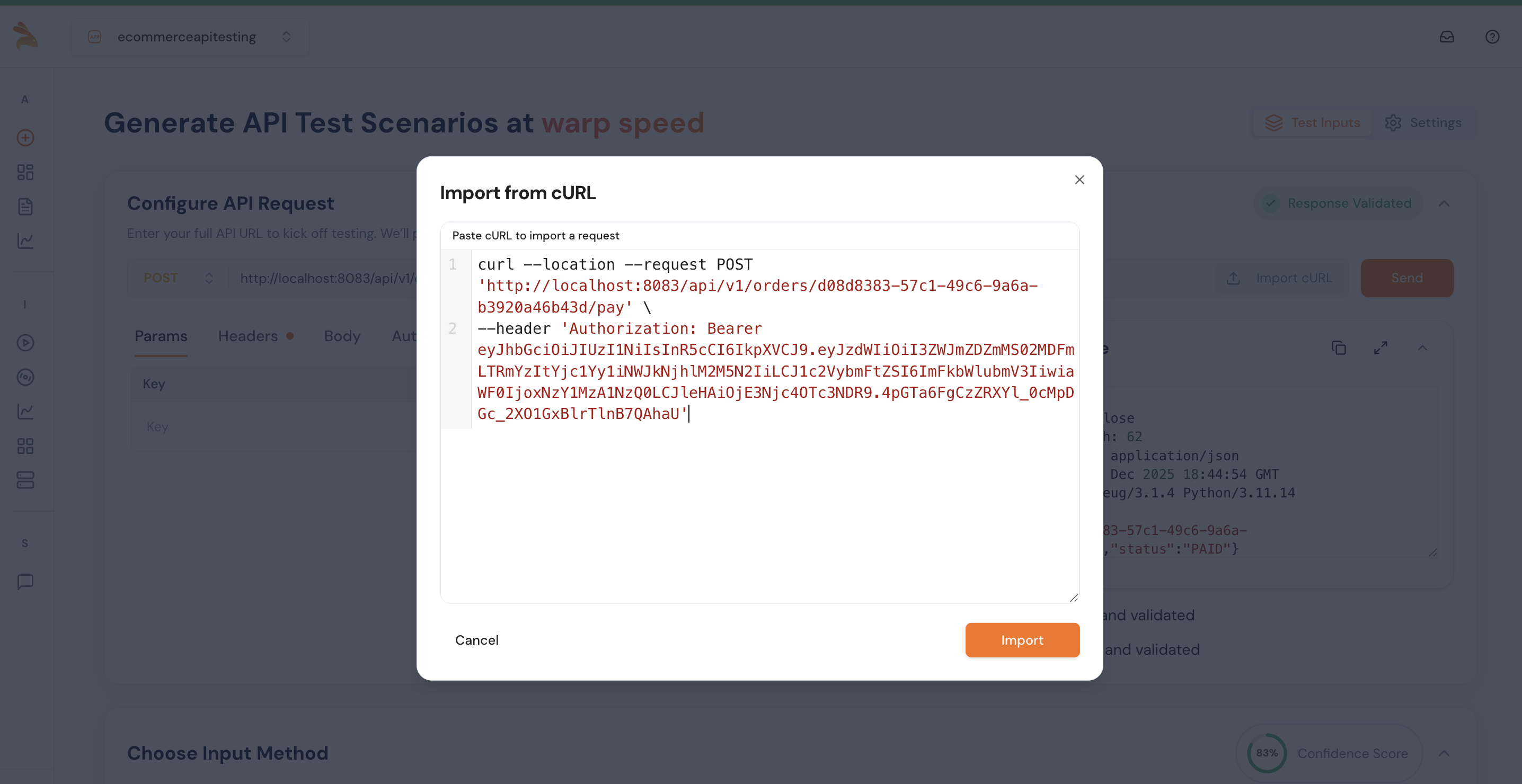 Sample Keploy Record Microservices