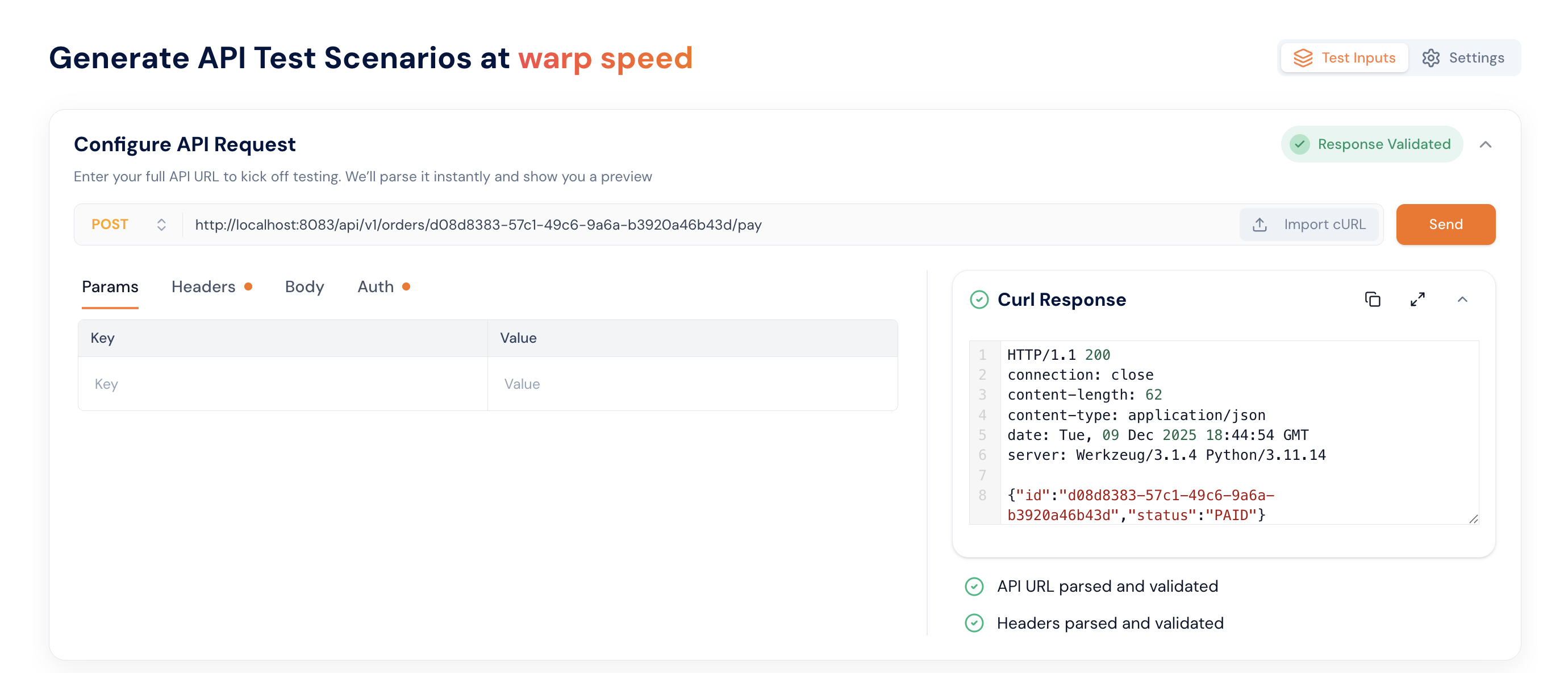 Sample Keploy Record Microservices