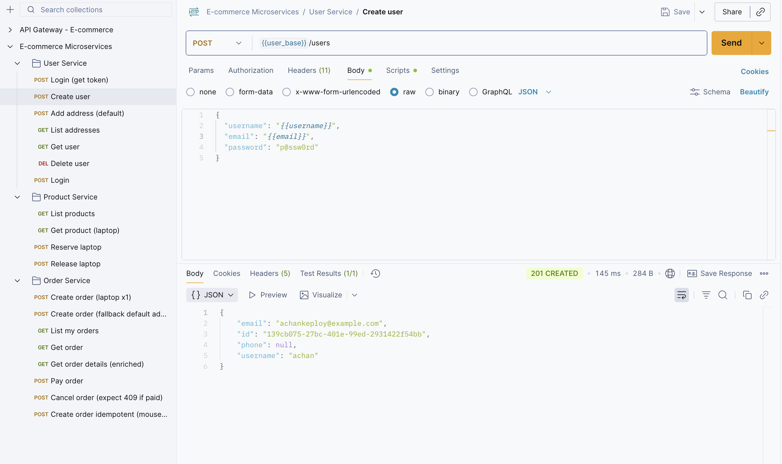 Sample Keploy Record Microservices