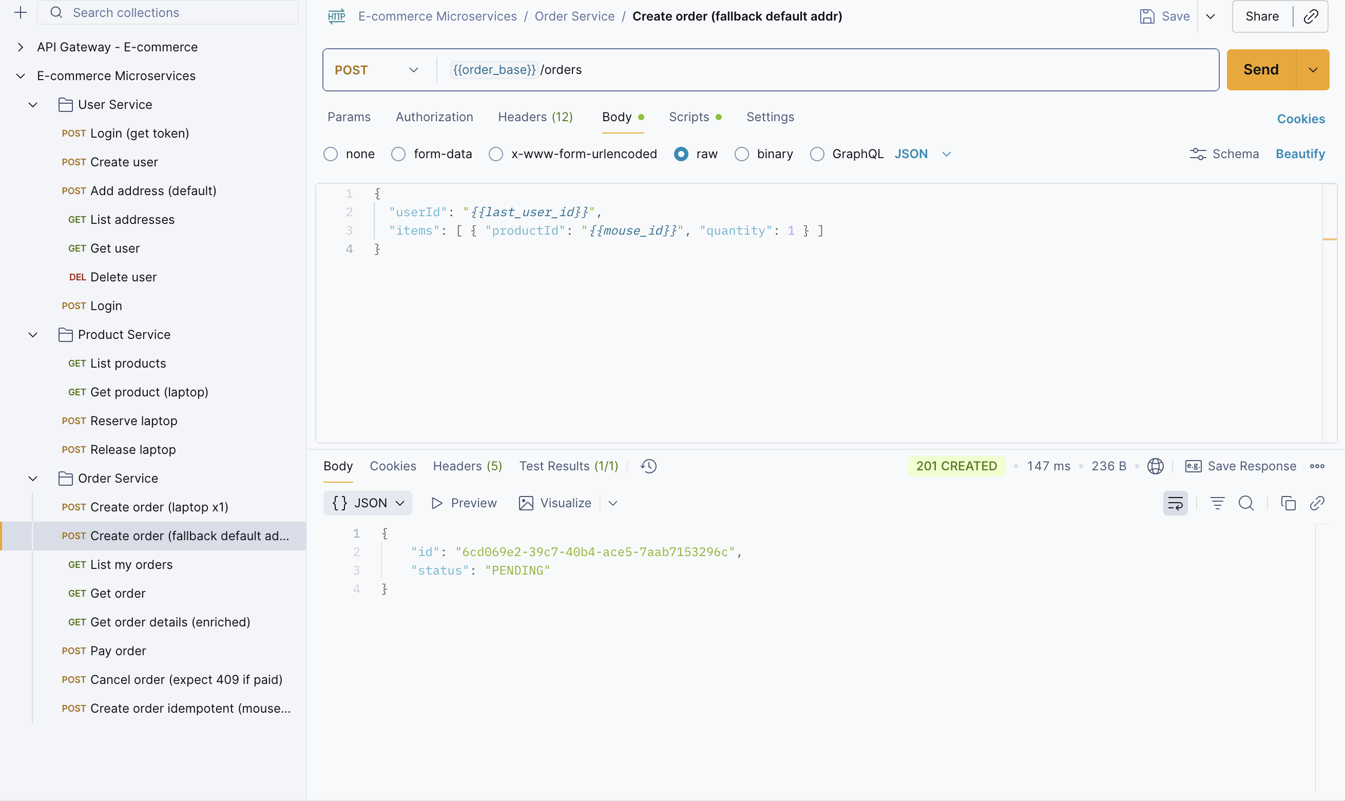 Sample Keploy Record Microservices